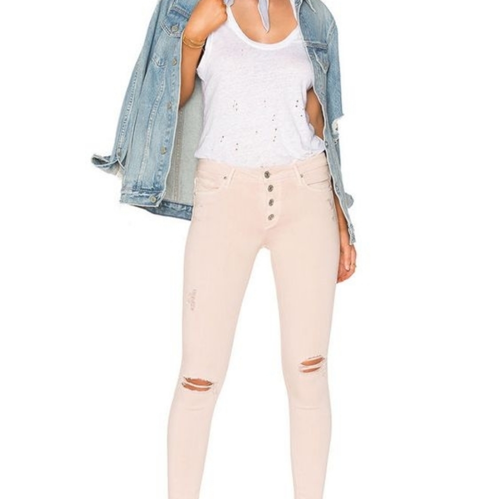 Black Orchid Candice - Button Up Skinny Jean